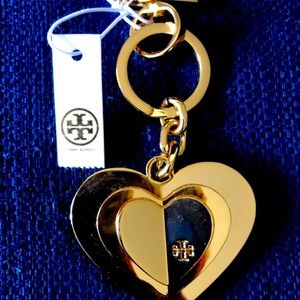 Tory Burch heart Key Fob